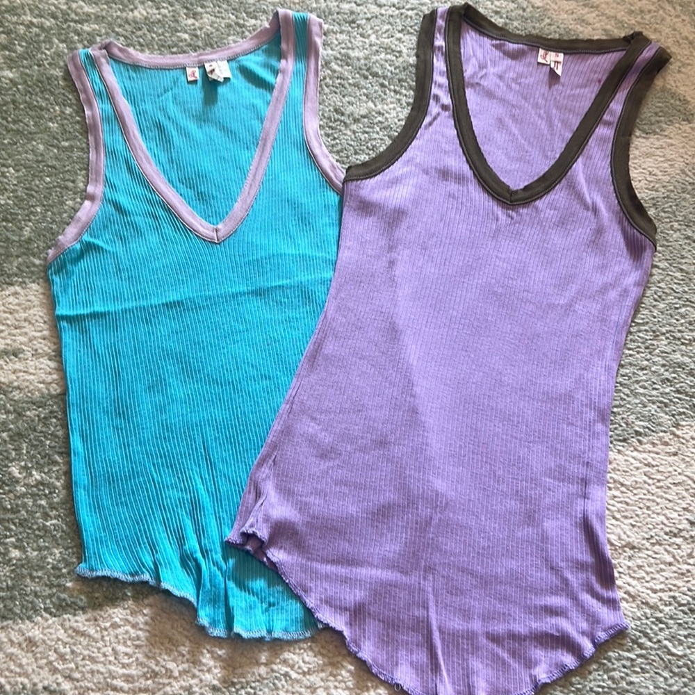 Set of Two Joie Racer-back Tanks